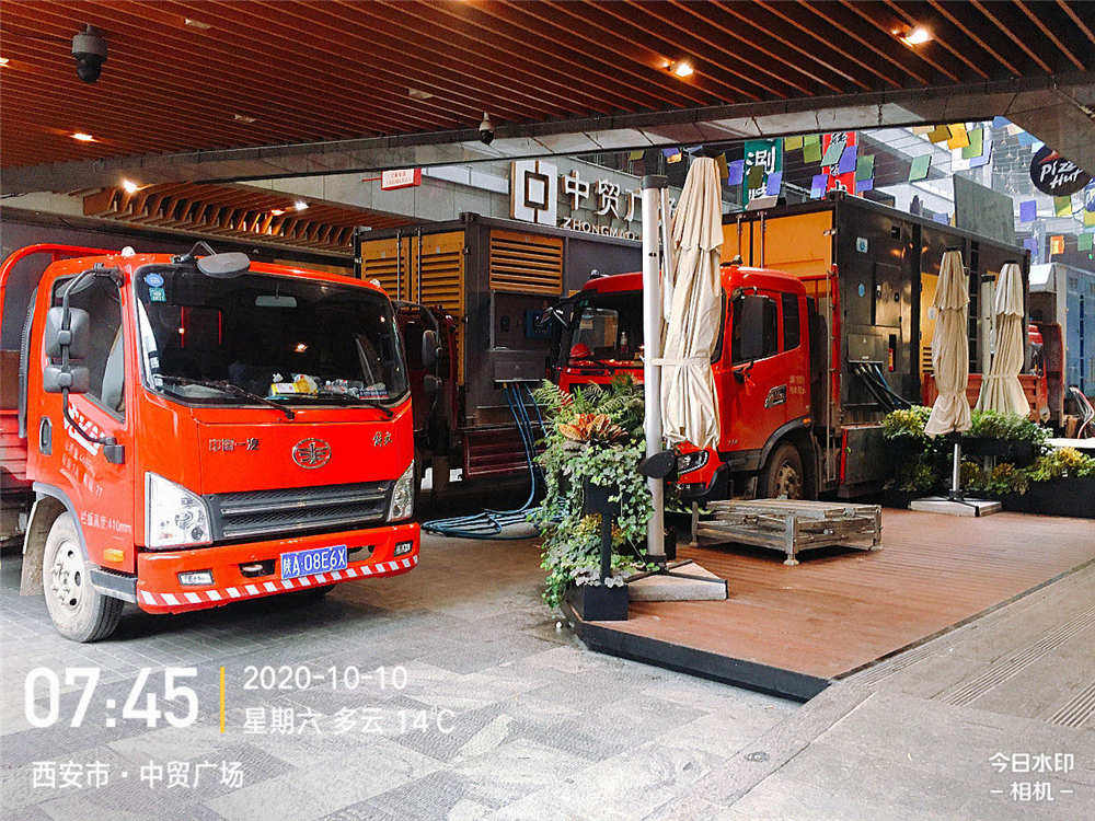 中貿廣場臨時發電-陜西中貿商業管理有限公司(圖3)